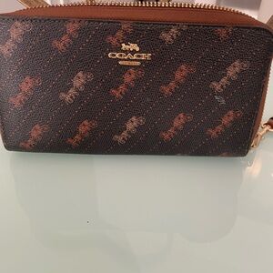 Coach Black and Brown Men's Wallet